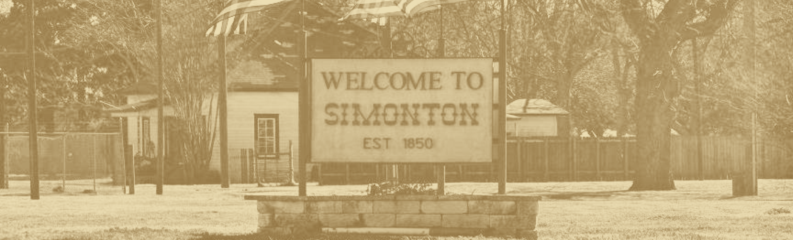 Welcome to Simonton sign